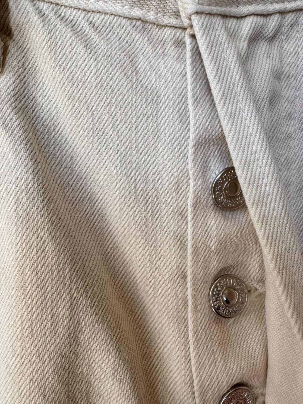 Citizens of Humanity Ayla Baggy Wide Leg Jeans Cream Almondette 25 - Picture 13 of 16